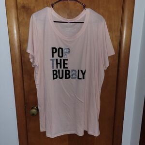 Torrid "pop the bubbly" T-shirt